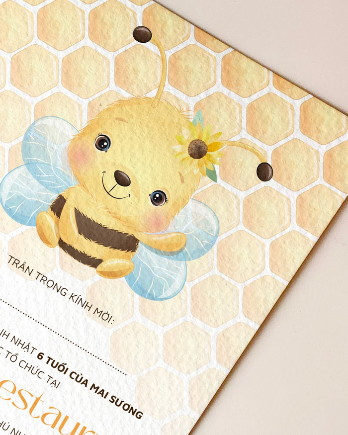 Thiệp Sweet Honey Bee